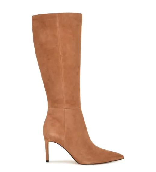 Cook Pointed Toe Knee High Boot